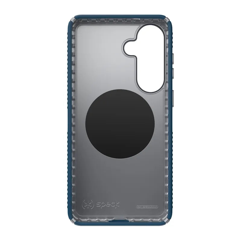 Speck Presidio2 Grip Magnet – Samsung Galaxy S26+ MagSafe dėklas (Deep Sea/Silver Metallic/Spell Blue)