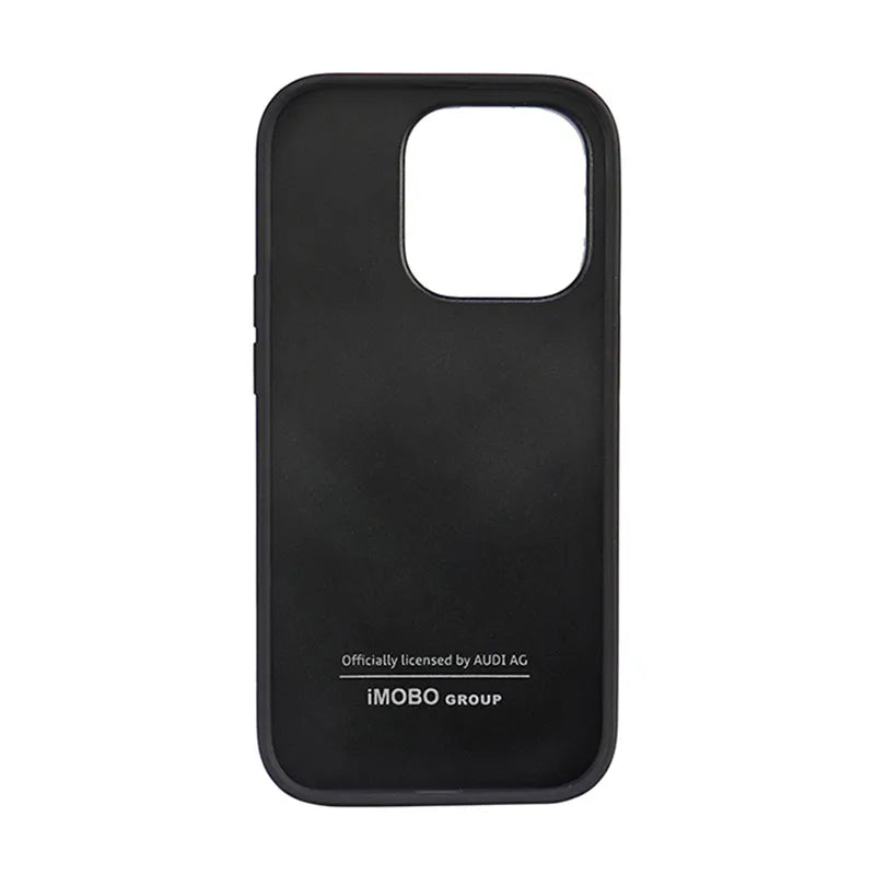 „Audi Synthetic Leather“ – dėklas „iPhone 14 Pro“ (juodas)