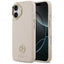 Guess Grained Strass Logo MagSafe – Dėklas iPhone 17 (rožinis)