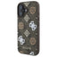 Guess Peony On 4G Background MagSafe – dėklas iPhone 16 (rudas)