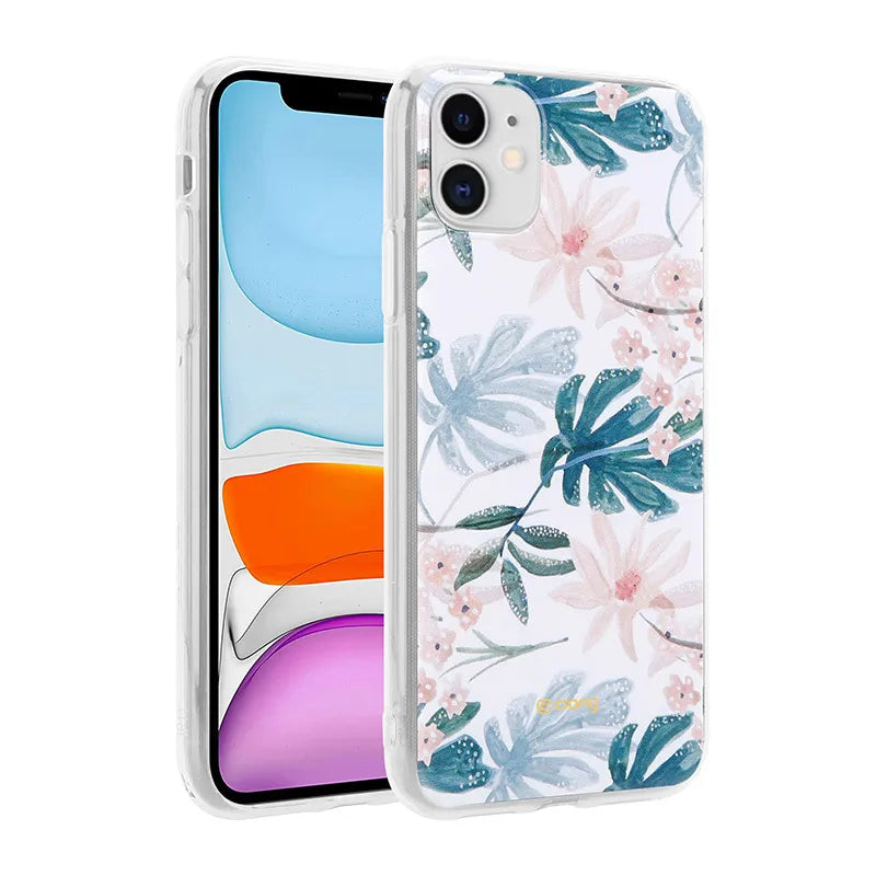Crong Flower Case – iPhone 11 dėklas (01 raštas)