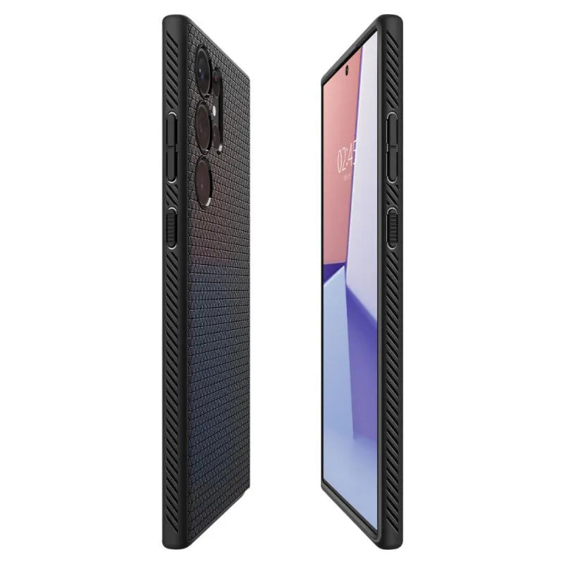 Spigen Liquid Air – dėklas Samsung Galaxy S23 Ultra (matinė juoda)