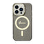 Guess Glitter Gold MagSafe – Dėklas iPhone 14 Pro Max (Juodas)