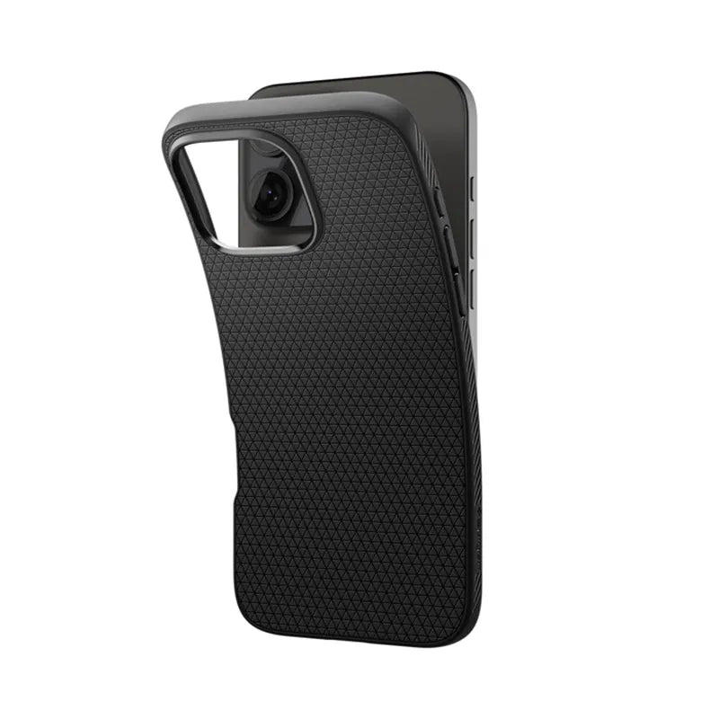 Spigen Liquid Air – dėklas iPhone 16 Pro Max (Matte Black)
