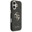 Guess 4G Big 4G Classic Logo – dėklas iPhone 17 (juodas / auksinis)