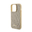Guess Disco Metal Script – dėklas „iPhone 15 Pro“ (auksinis)