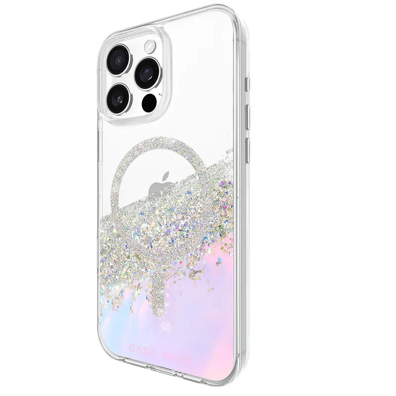 Case-Mate Karat MagSafe – dėklas „iPhone 16 Pro Max“ (holografinis „Soap Bubble“)