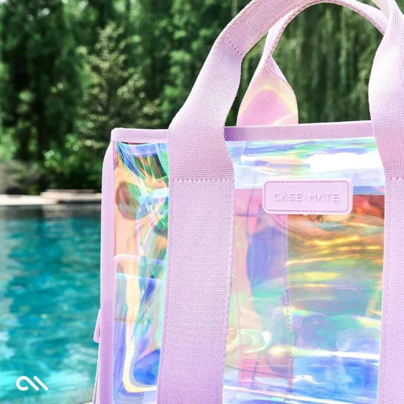 Case-Mate Mini Travel Tote krepšys – vandeniui atsparus krepšys per petį (Soap Bubble)