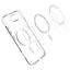Spigen Liquid Crystal Mag MagSafe – dėklas iPhone 17e / 16e (skaidrus)