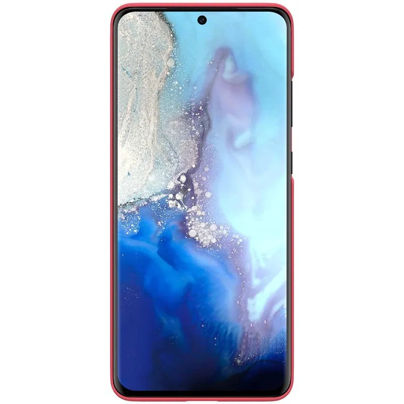 Nillkin Super Frosted Shield – dėklas Samsung Galaxy S20 Ultra (ryškiai raudonas)