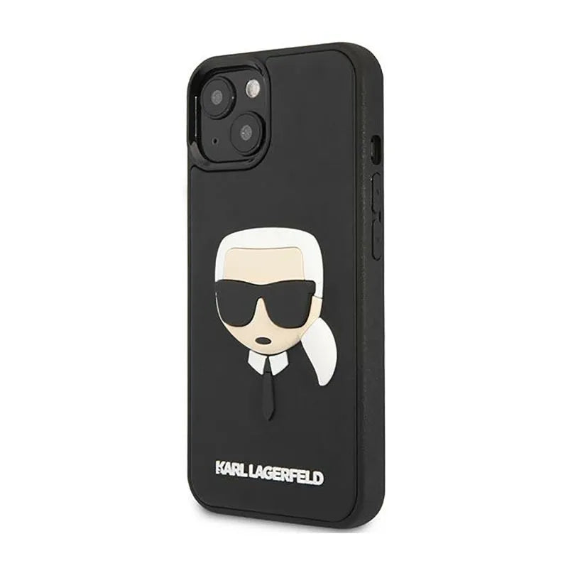 Karl Lagerfeld 3D Rubber Karl's Head - Dėklas iPhone 14 Plus (juodas)