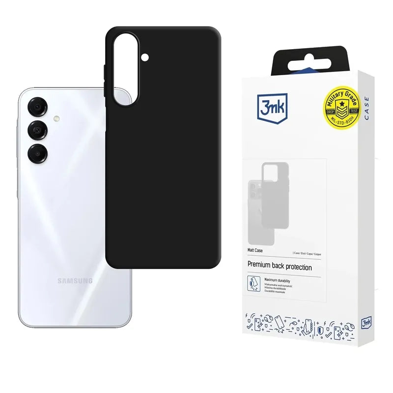 3mk Matt Case – Dėklas Samsung Galaxy A17 4G/5G (juodas)