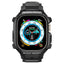 Spigen Rugged Armor Pro dėklas – dirželis su dėklu „Apple Watch Ultra“ 49 mm (juodas)