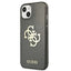 Guess Glitter 4G Big Logo dėklas iPhone 13 mini (juodas)