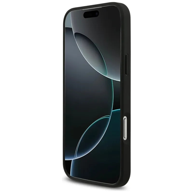 BMW M Carbon Tricolor Line MagSafe – dėklas iPhone 17 Pro Max (juodas)