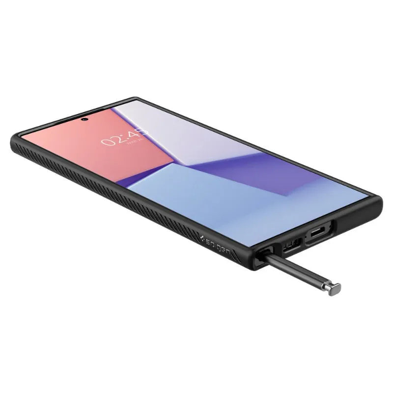 Spigen Liquid Air – dėklas Samsung Galaxy S23 Ultra (matinė juoda)