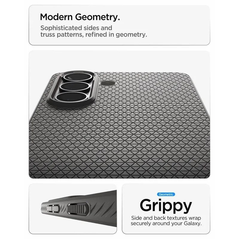 Spigen Liquid Air Mag MagSafe – dėklas Samsung Galaxy S26+ (Marble Gray)