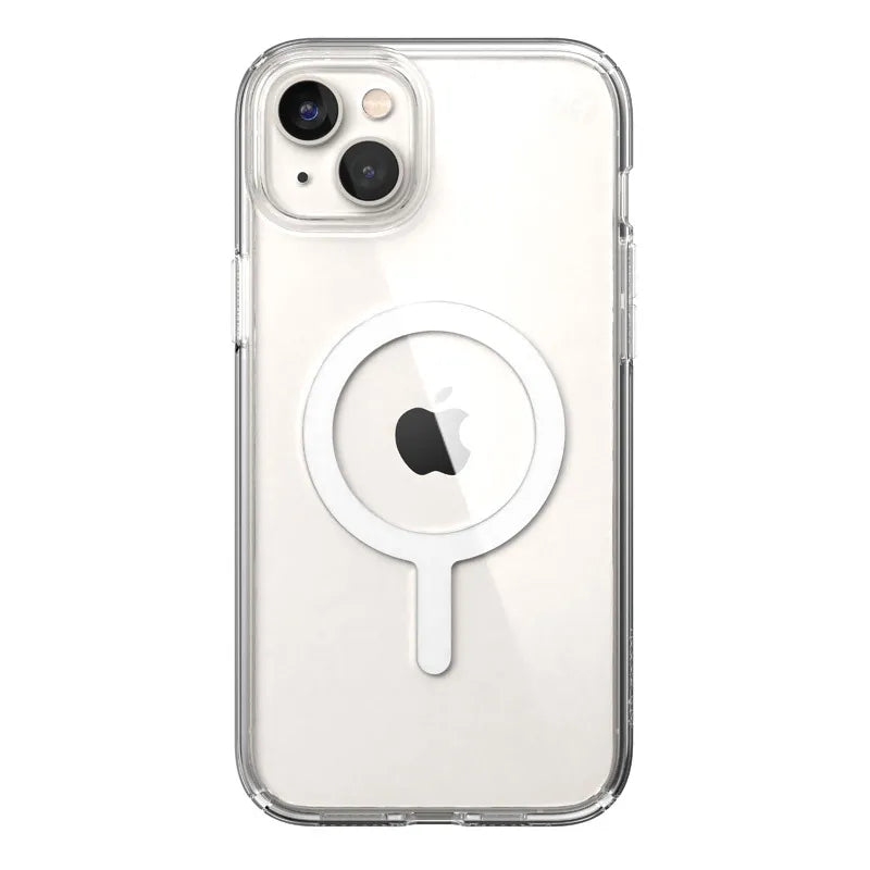 Speck Presidio Perfect-Clear + MagSafe – dėklas, skirtas iPhone 15 Plus / iPhone 14 Plus (skaidrus)