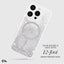 Case-Mate Waterfall MagSafe – dėklas, skirtas iPhone 16 Pro (sidabrinis)