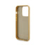 Guess Disco Metal Script – dėklas „iPhone 15 Pro“ (auksinis)