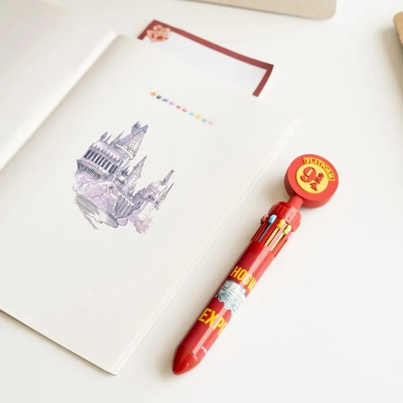 Harry Potter – 10 spalvų 3D automatinis tušinukas Platform 9 3/4