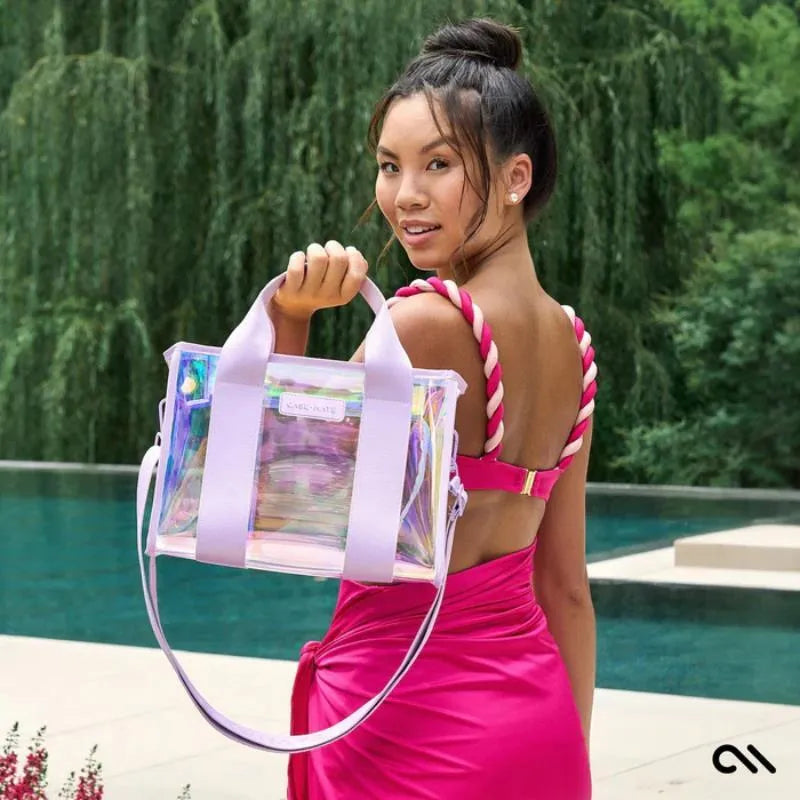 Case-Mate Mini Travel Tote krepšys – vandeniui atsparus krepšys per petį (Soap Bubble)
