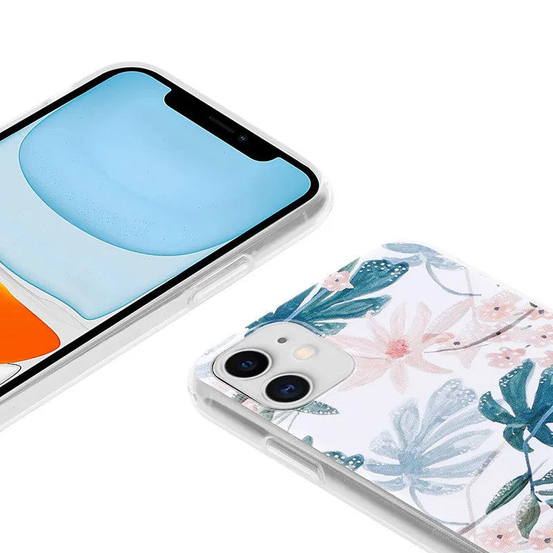 Crong Flower Case – iPhone 11 dėklas (01 raštas)