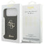 Guess Fixed Glitter Big 4G - Dėklas skirtas iPhone 17 Pro Max (juodas)