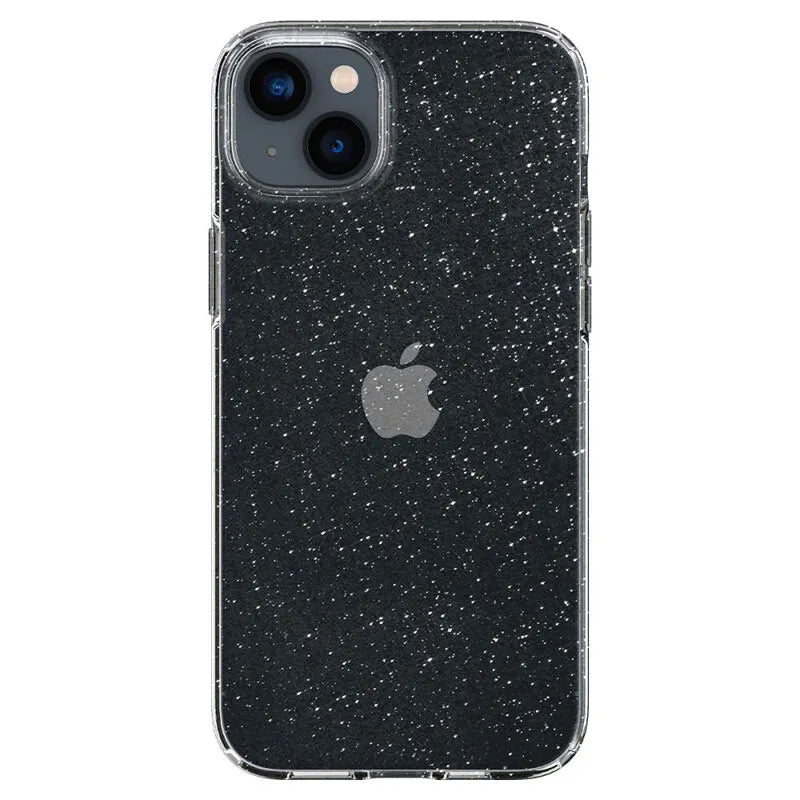 Spigen Liquid Crystal Glitter - dėklas iPhone 15 Plus / iPhone 14 Plus (skaidrus)