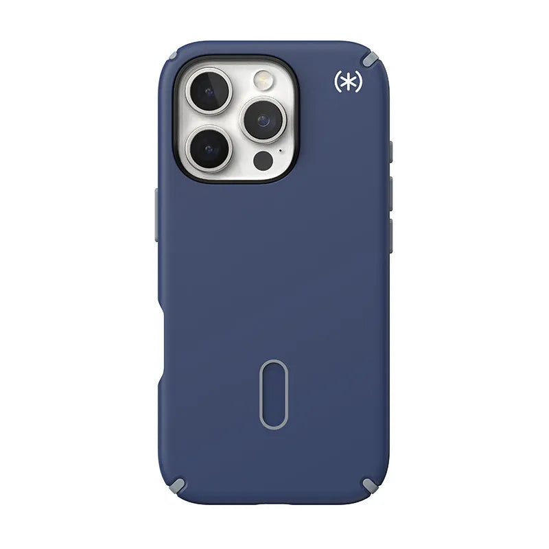 Speck Presidio2 Pro ClickLock & MagSafe - iPhone 16 Pro dėklas (mėlyna / pilka / balta)