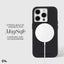 Case-Mate Silicone MagSafe – Dėklas iPhone 15 Pro (Juodas)