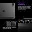 Spigen Liquid Air Folio – dėklas iPad Pro 11" (M5, 2025 / M4, 2024) (juodas)
