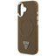Guess Triangle Logo MagSafe - Dėklas iPhone 17 (Rudas)