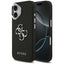 Guess Grained Big 4G Classic Logo – dėklas iPhone 17 (juodas)