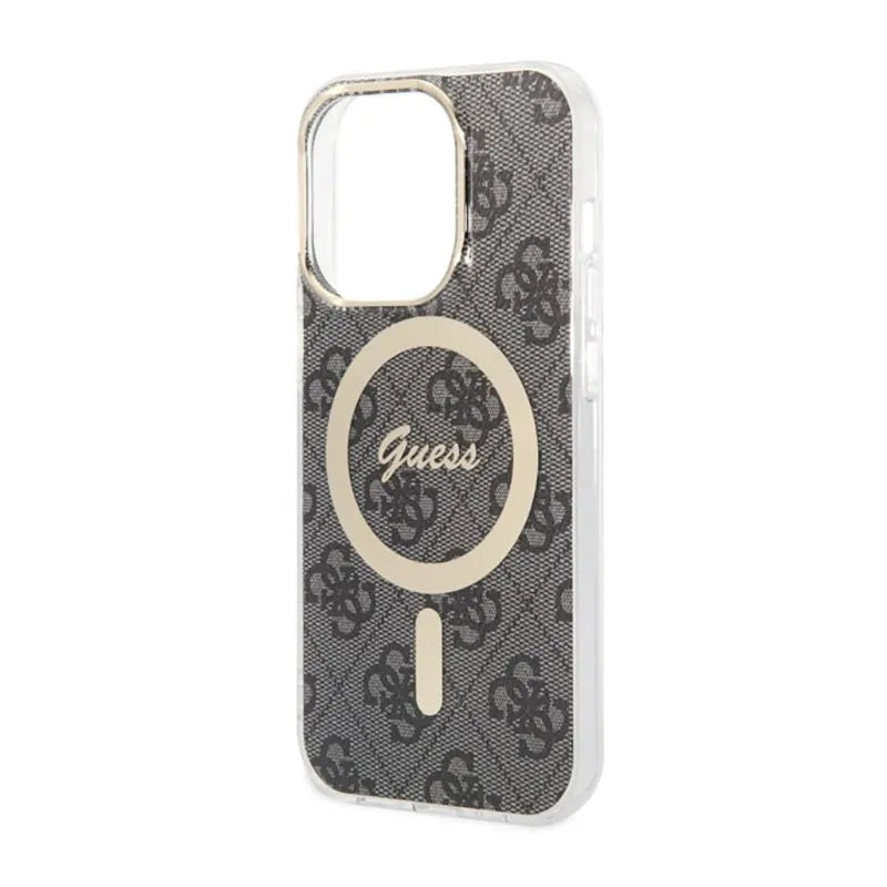 Guess 4G MagSafe – Dėklas iPhone 14 Pro (juodas)
