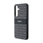 DKNY „Leather Mono Stripe & Metal Logo“ – „Samsung Galaxy S24+“ dėklas (juodas)