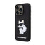 Karl Lagerfeld 3D Rubber NFT Choupette - Dėklas iPhone 14 Pro (juodas)