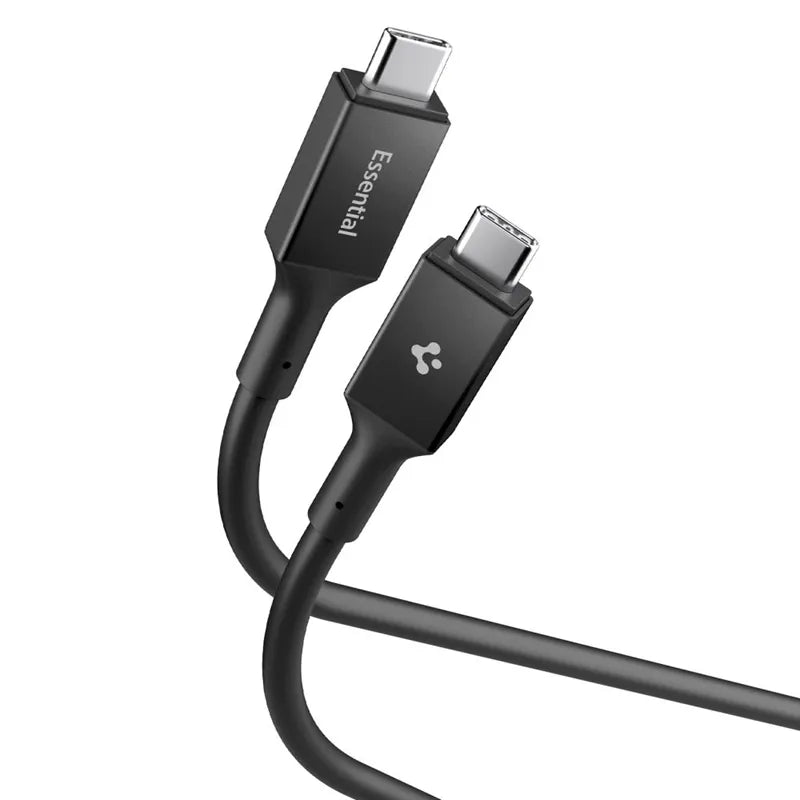 Spigen EB10020CC Essential – USB-C į USB-C PD kabelis 100W 2m (juodas)