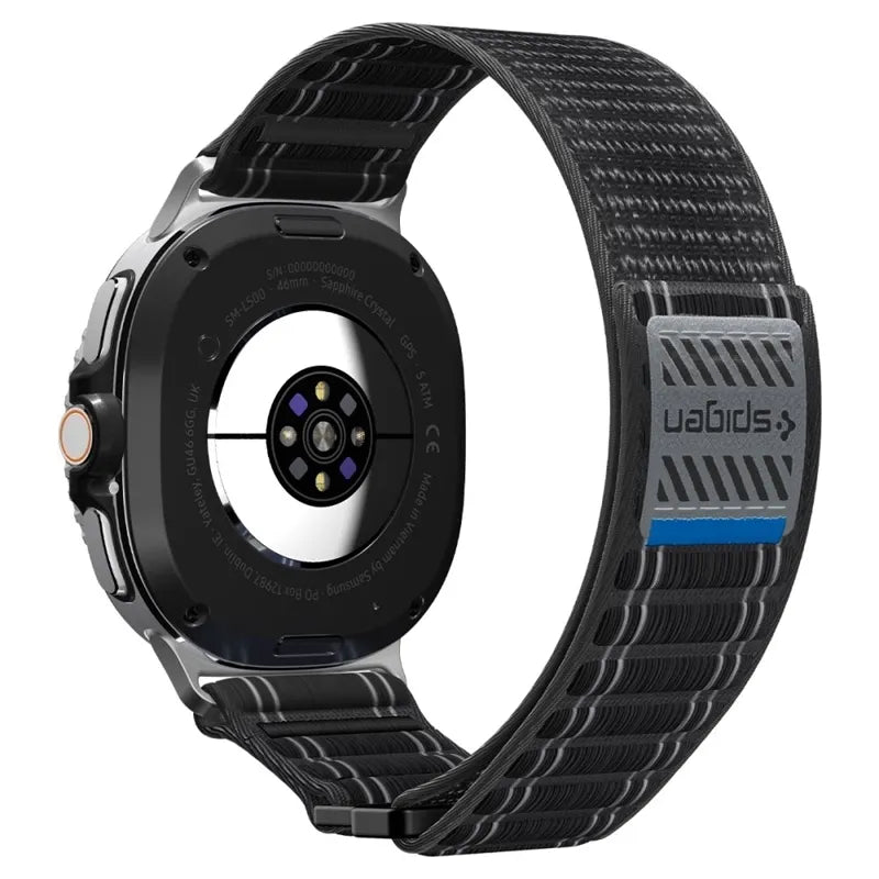 Spigen WBF0 apyrankė – Dirželis Samsung Galaxy Watch 8 / 8 Classic 40 / 44 / 46 mm (juoda)