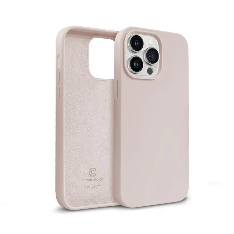 Crong Color Cover - dėklas iPhone 14 Pro (smėlio rožinė)