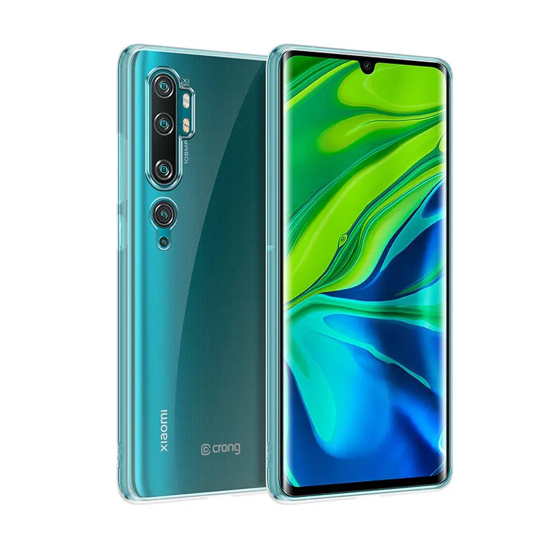 Crong Crystal Slim Cover – dėklas Xiaomi Mi Note 10 / Mi Note 10 Pro (skaidrus)
