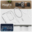 Spigen Ultra Hybrid Mag MagSafe – dėklas skirtas iPhone 14 Pro (baltas)