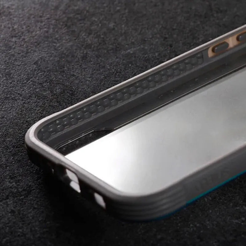 X-Doria Raptic Shield – aliumininis dėklas iPhone 14 Pro (atlaiko kritimą iš 3m aukščio) (vaivorykštinis)