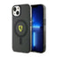 Ferrari Translucent MagSafe – dėklas iPhone 14 Plus (juodas)