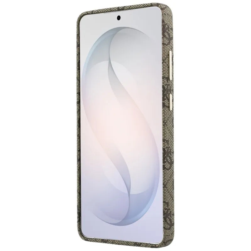 Guess 4G Script MagSafe dėklas - Samsung Galaxy S26 Ultra (ruda)