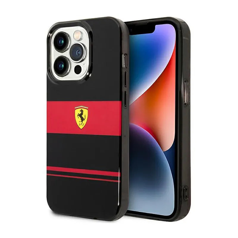 Ferrari Combi MagSafe – dėklas iPhone 14 Pro (juodas)