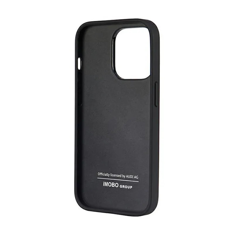 „Audi Synthetic Leather“ – dėklas „iPhone 14 Pro“ (juodas)