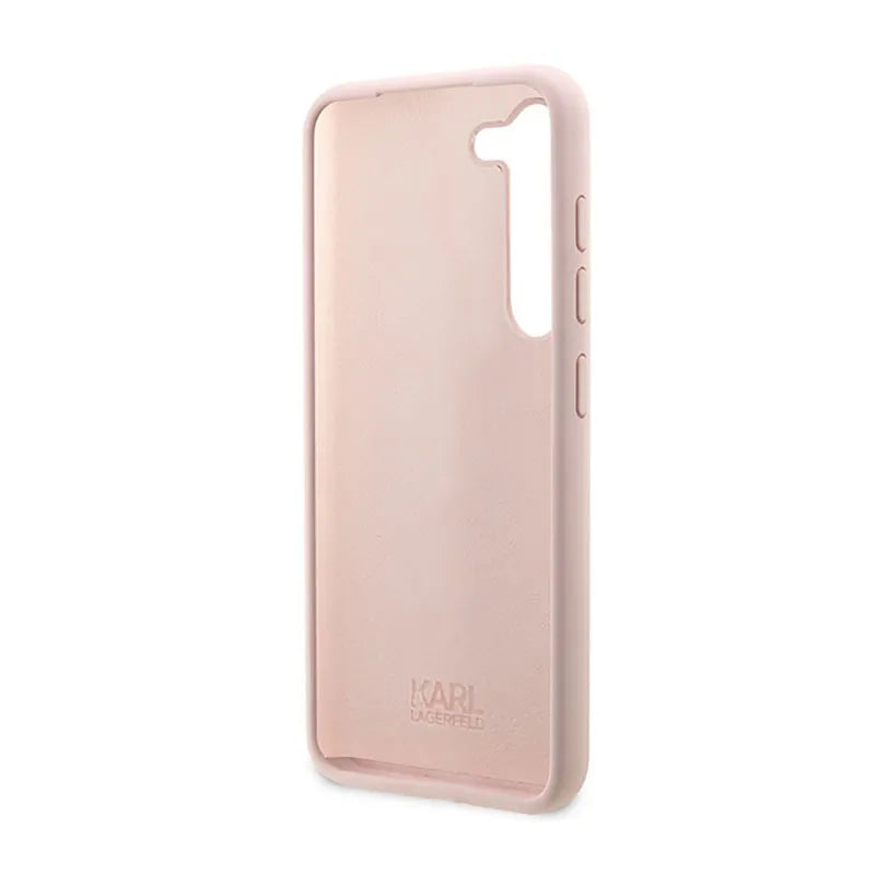 Karl Lagerfeld Silicone NFT Choupette – dėklas Samsung Galaxy S23 (rožinis)
