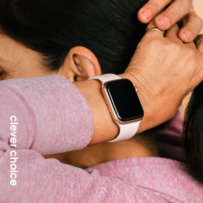Crong Liquid – Apple Watch dirželis 38/40/41/42 mm (smėlio rožinė)