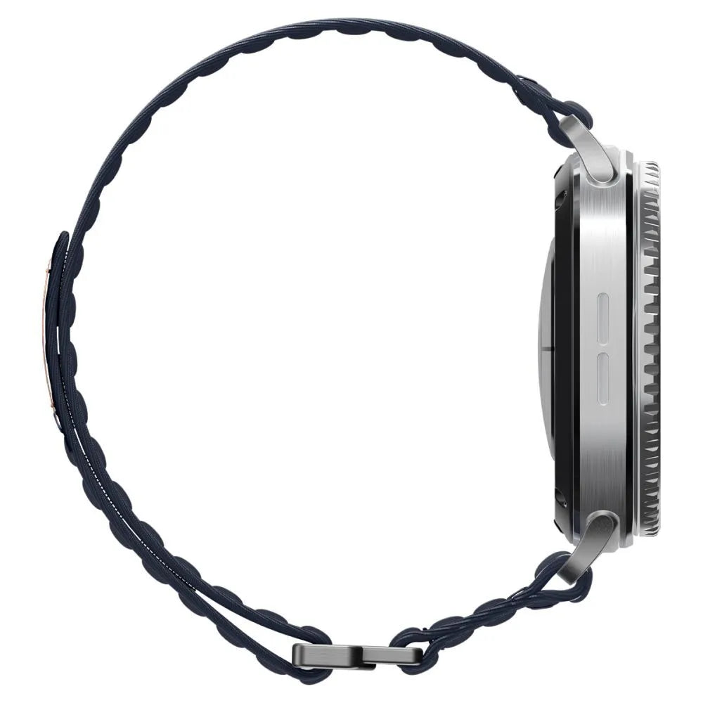 Spigen WBF0 dirželis – apyrankė skirta Samsung Galaxy Watch 8 / 8 Classic 40 / 44 / 46 mm (tamsiai mėlyna)